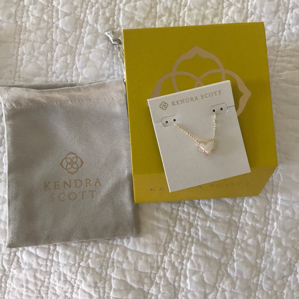 Kendra Scott Druzy Ari Heart necklace